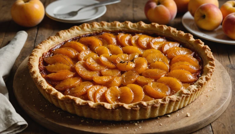 tarte rustique abricots