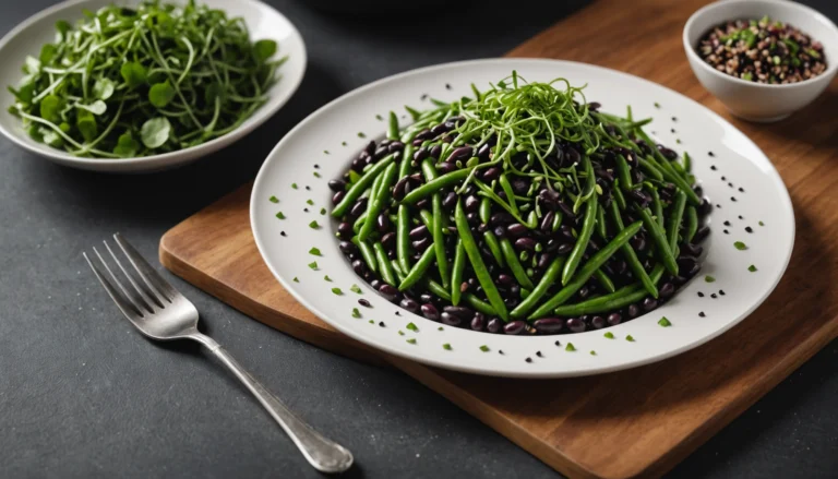 haricot vert noir
