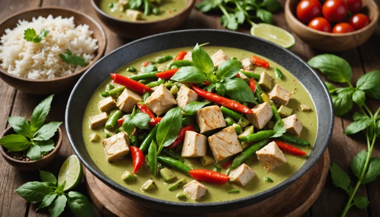 recette thai curry vert