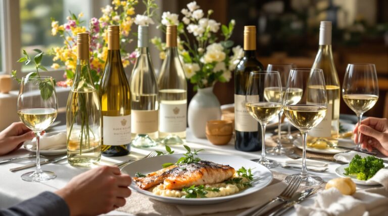 vin blanc poisson
