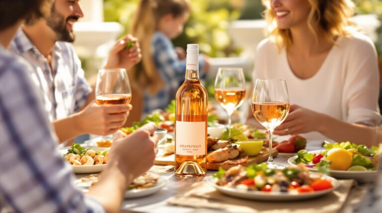 vin rosé pamplemousse