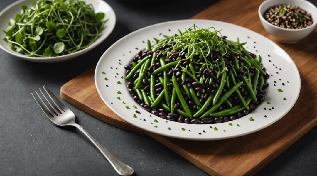 haricot vert noir