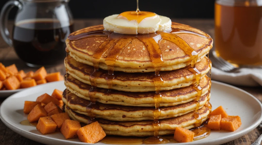 pancake de patate douce