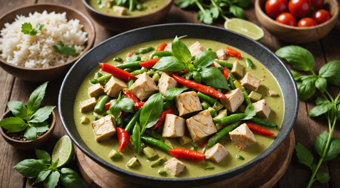 recette thai curry vert