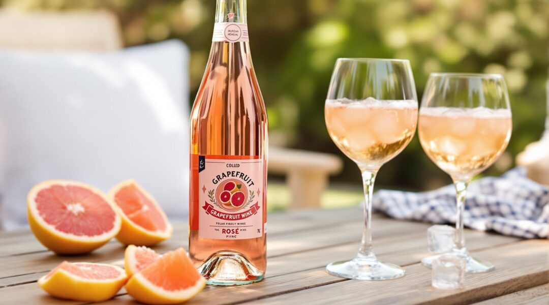 vin rosé pamplemousse