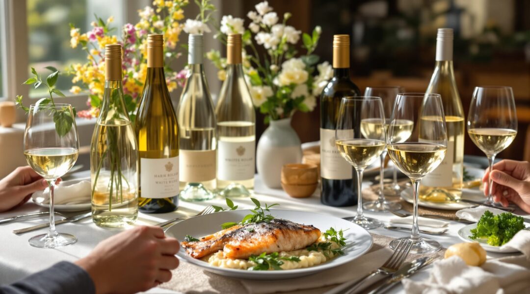 vin blanc poisson