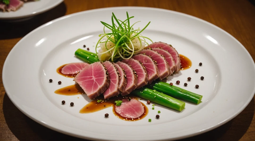 tataki de thon sauce asiatique